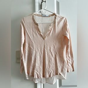 Sandro long sleeve blouse Size 0